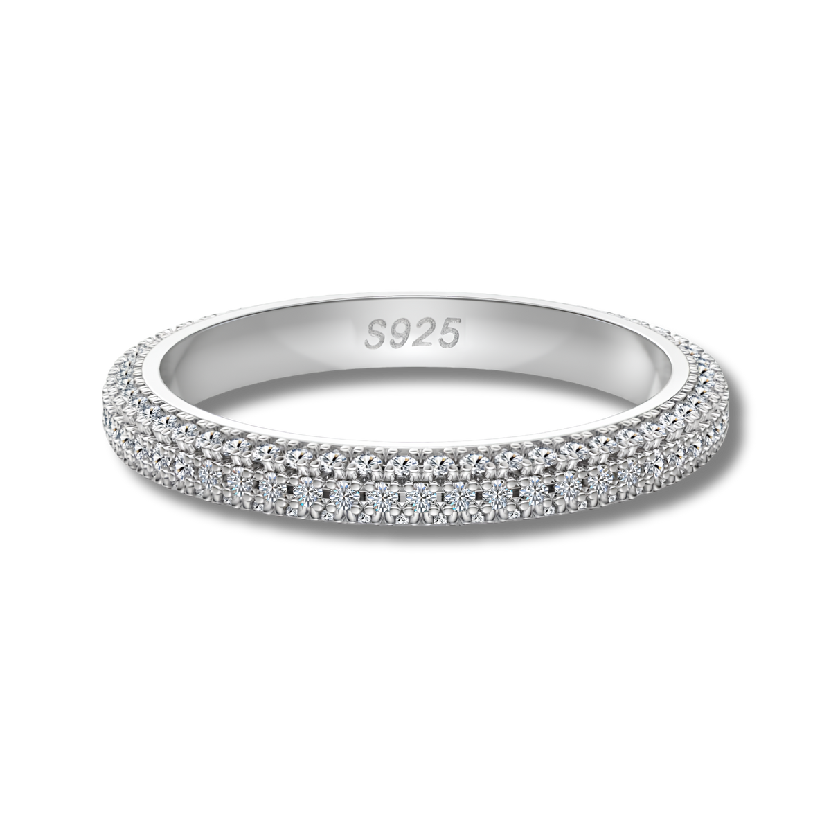 Anillo Moissanita Redonda 0.735CT