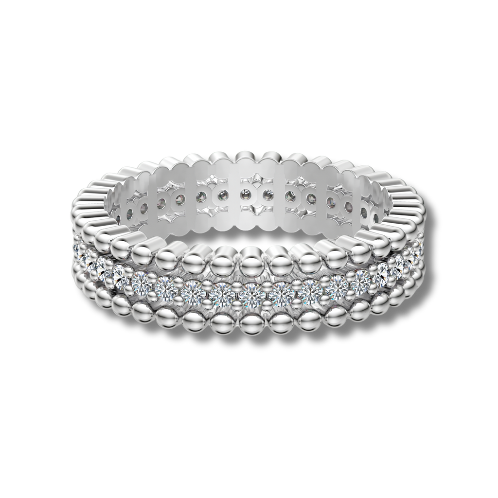 Anillo Moissanita Éternité 0.525CT