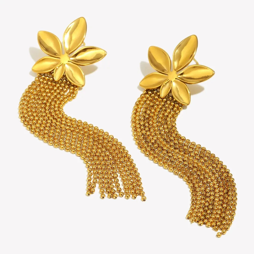 Pendientes Fleur Cascade