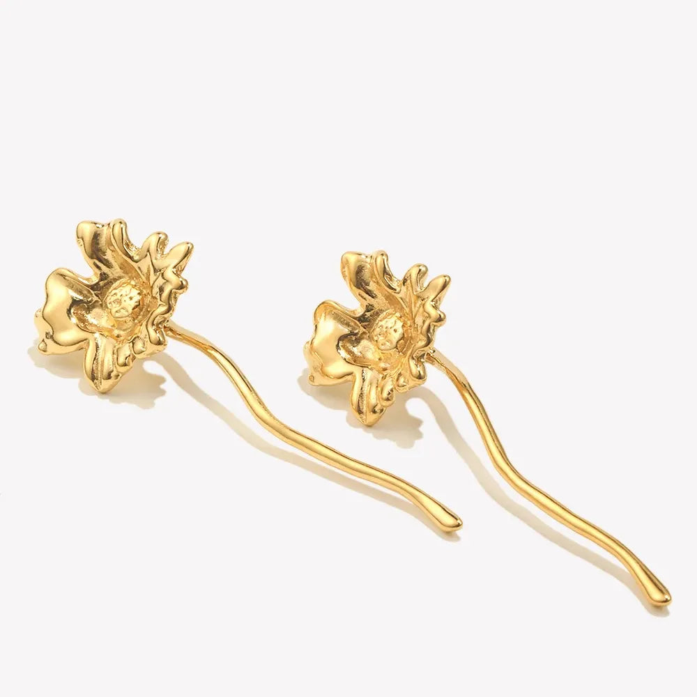 Pendientes Flor Solaire