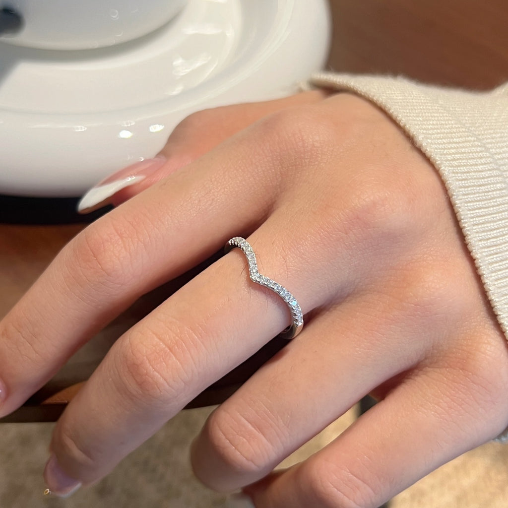 Anillo Moissanita V 0.19CT