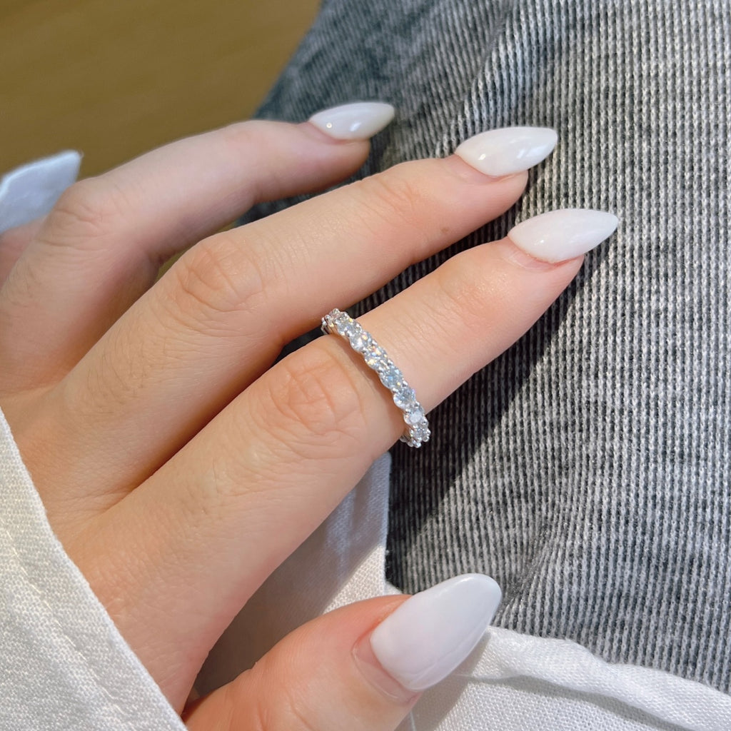 Anillo Moissanita Redonda 1.9CT