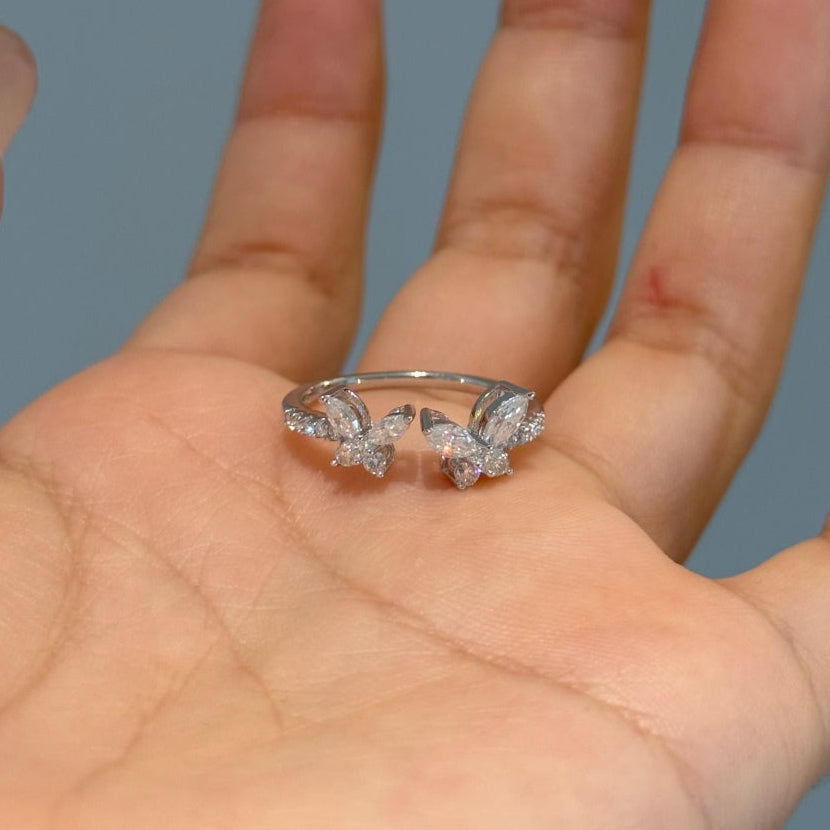 Anillo Moissanita Marquesa 0.835CT