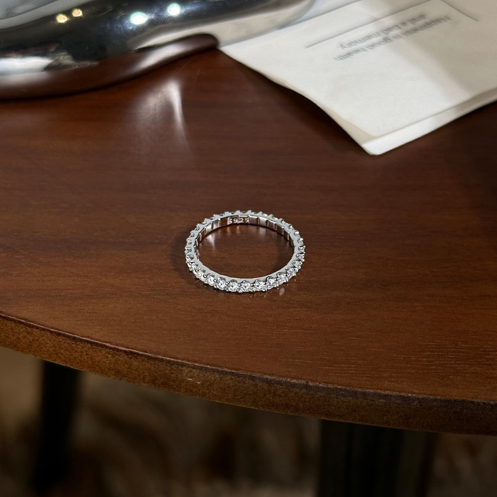 Anillo Moissanita Redonda 0.84CT