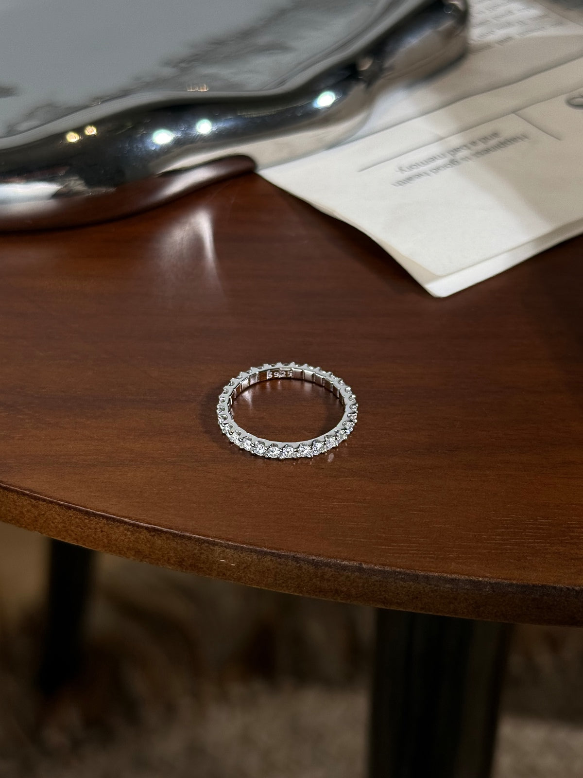Anillo Moissanita Redonda 0.84CT