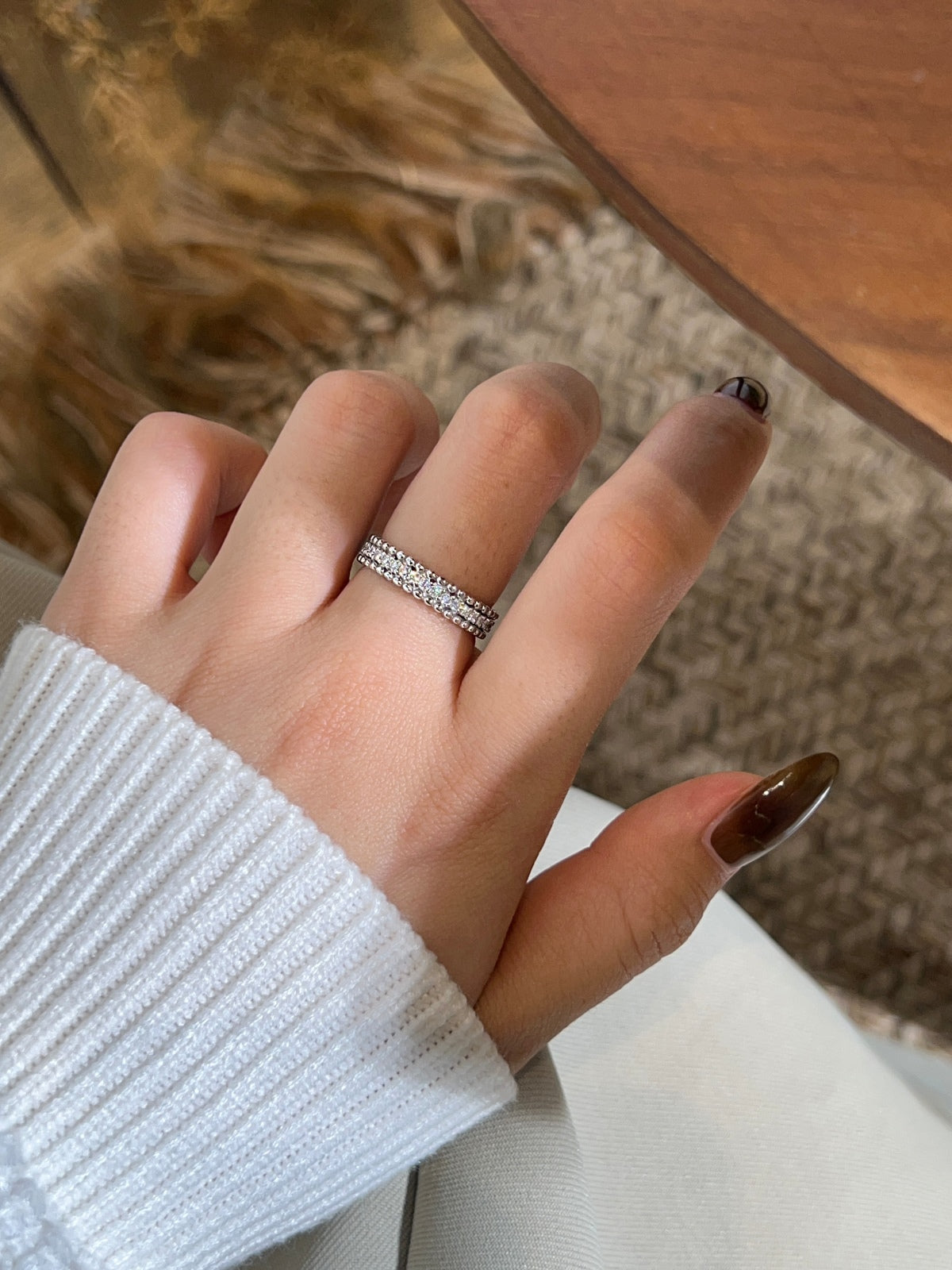 Anillo Moissanita Éternité 0.525CT