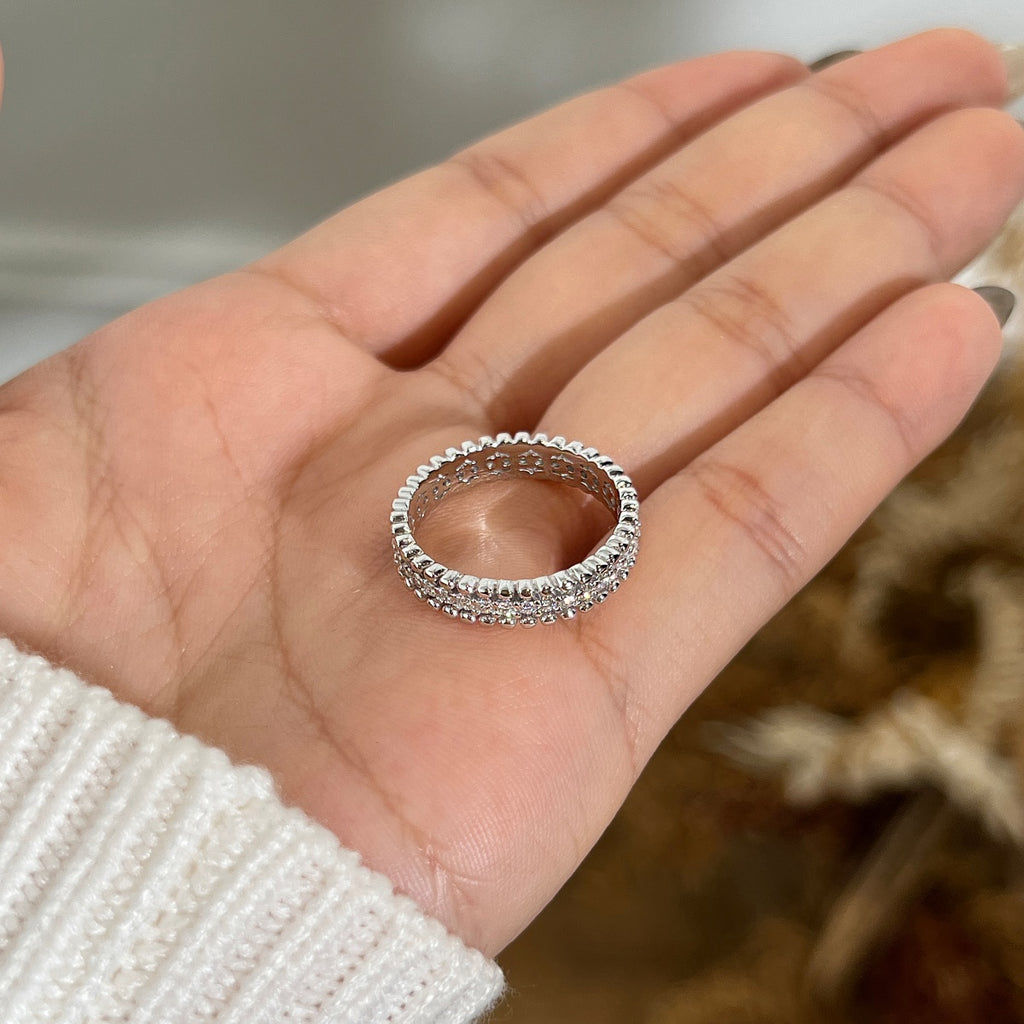 Anillo Moissanita Éternité 0.525CT