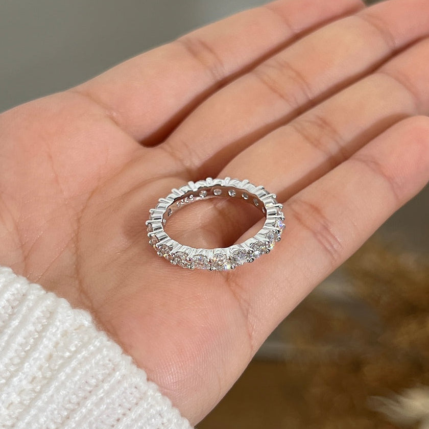 Anillo Moissanita Redonda 1.9CT