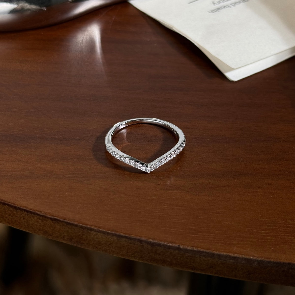 Anillo Moissanita V 0.19CT