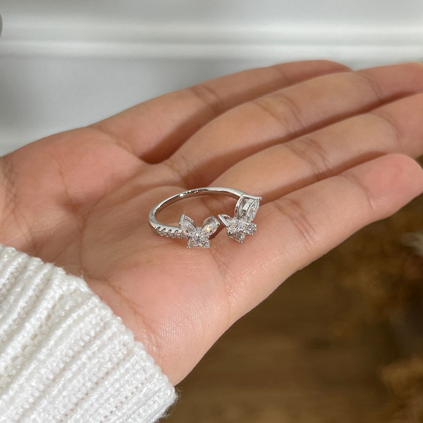 Anillo Moissanita Marquesa 0.835CT
