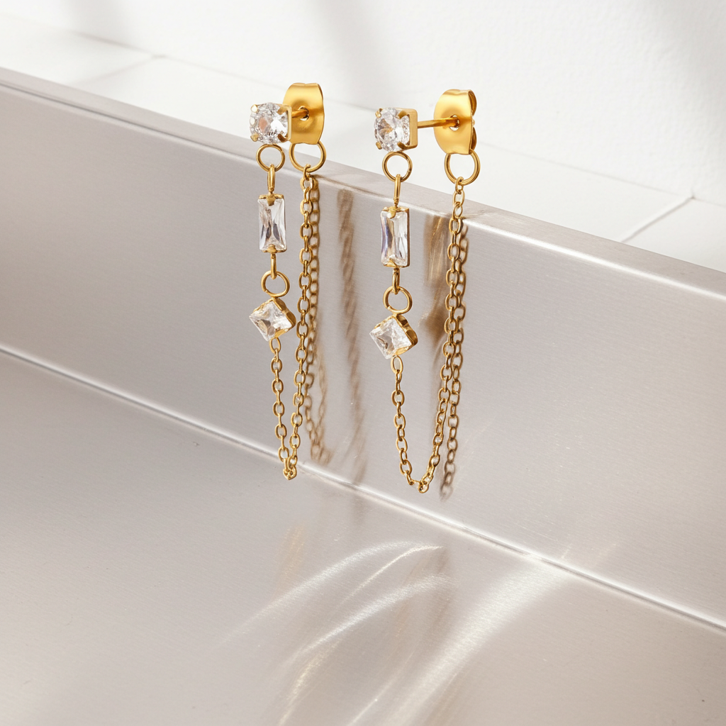 Pendientes Cadena Prisma