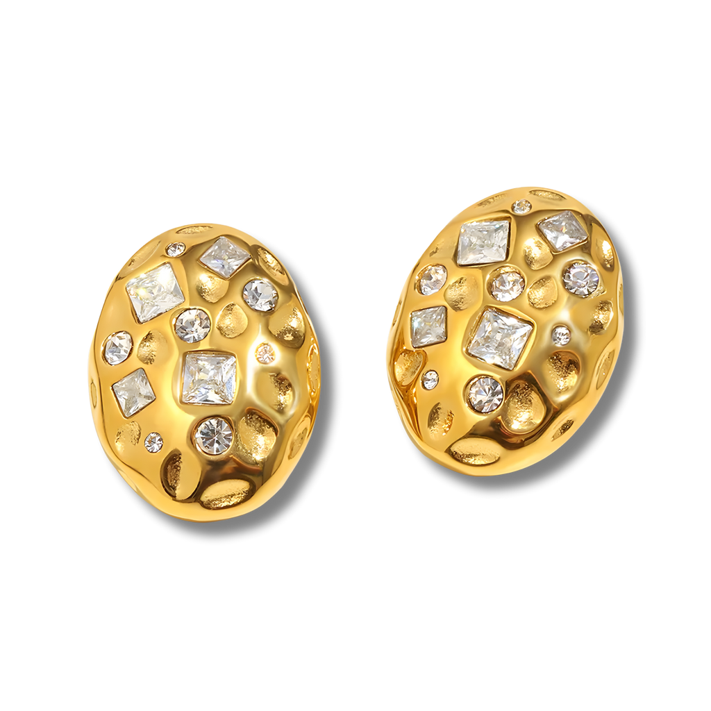 Pendientes Lúmina Mosaico Oval