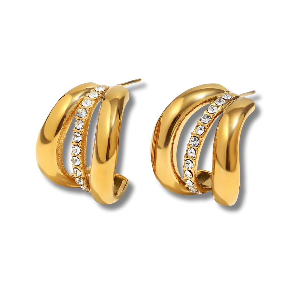Pendientes Lúmina Triple Aro