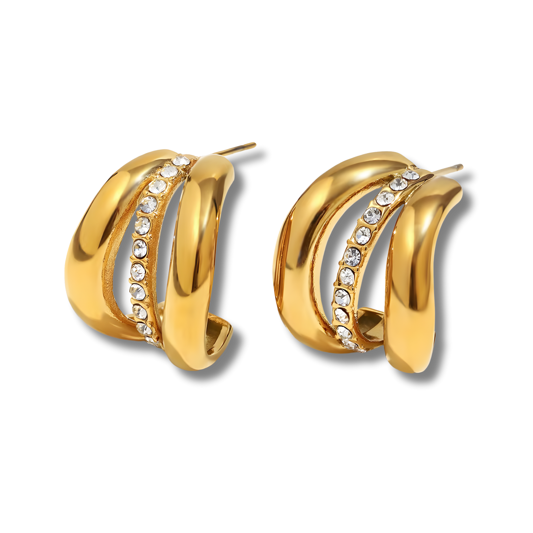 Pendientes Lúmina Triple Aro