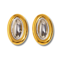 Pendientes Óvalo Convexo Dúo