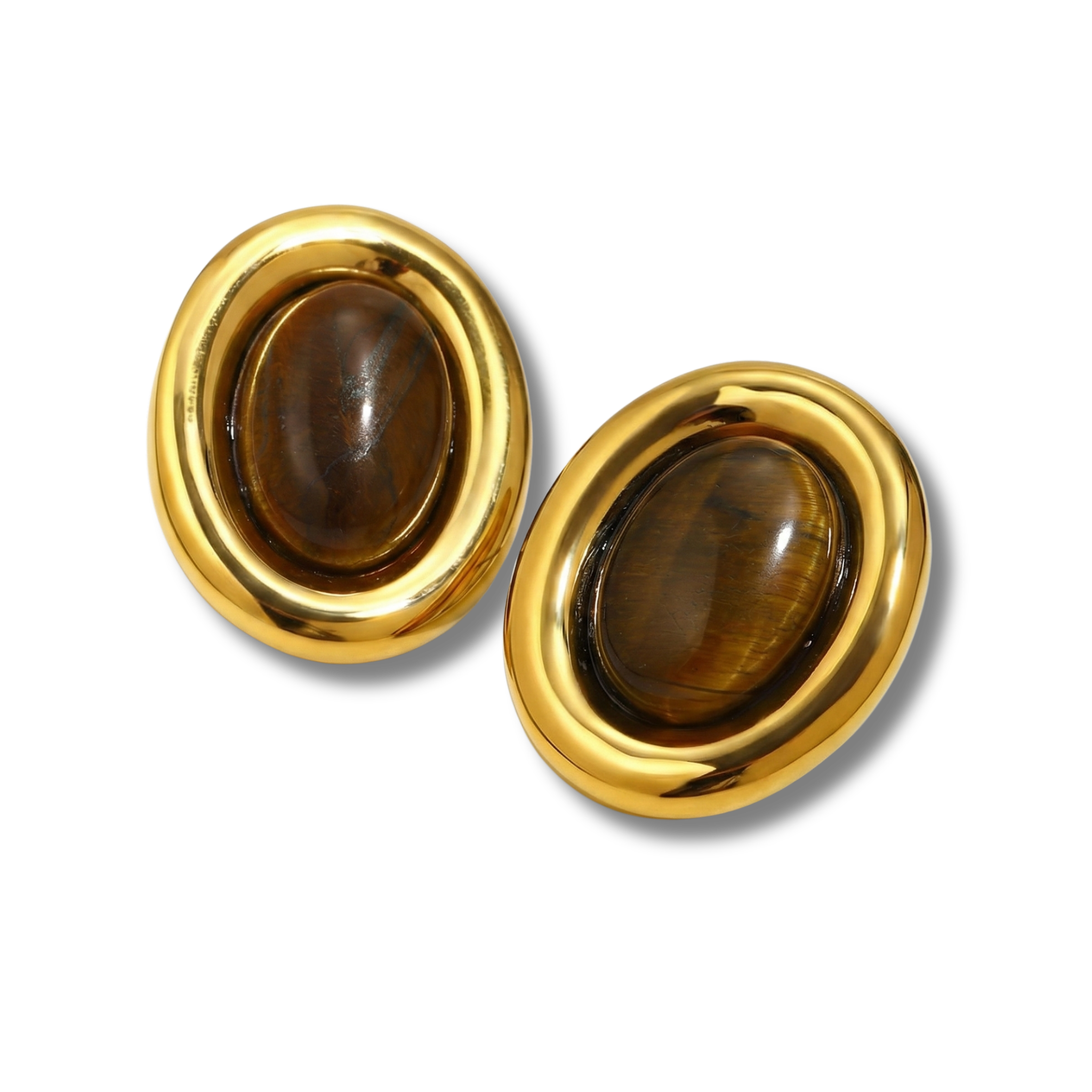 Pendientes Solaire Ojo de Tigre