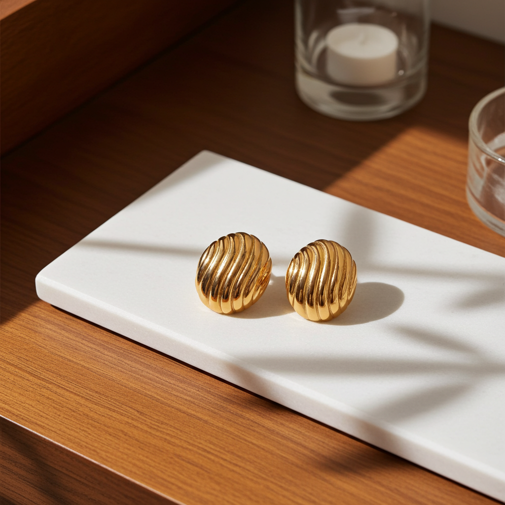 Pendientes Solaire Ondas