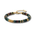 Pulsera Calm Grey Green Stone