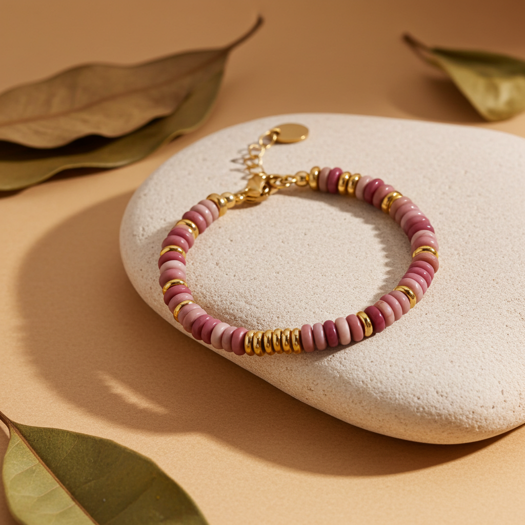 Pulsera Jade Rosé