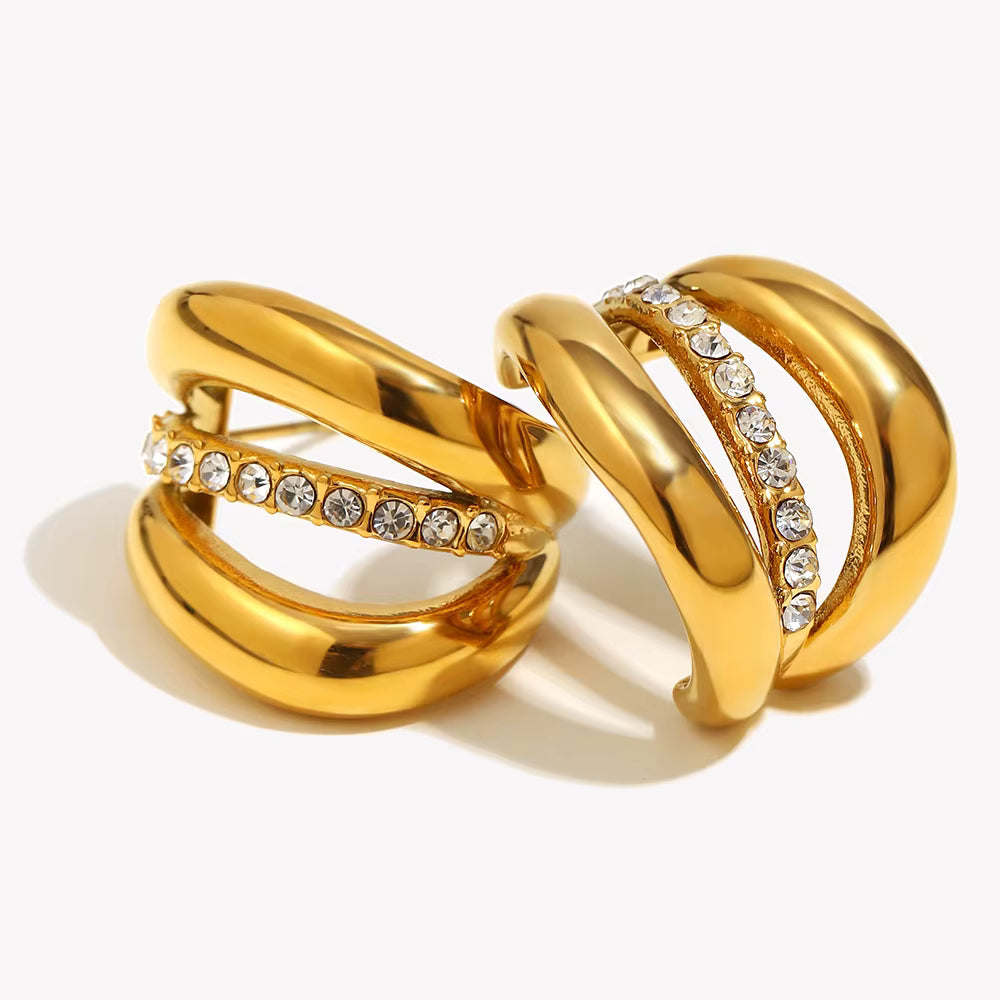 Pendientes Lúmina Triple Aro