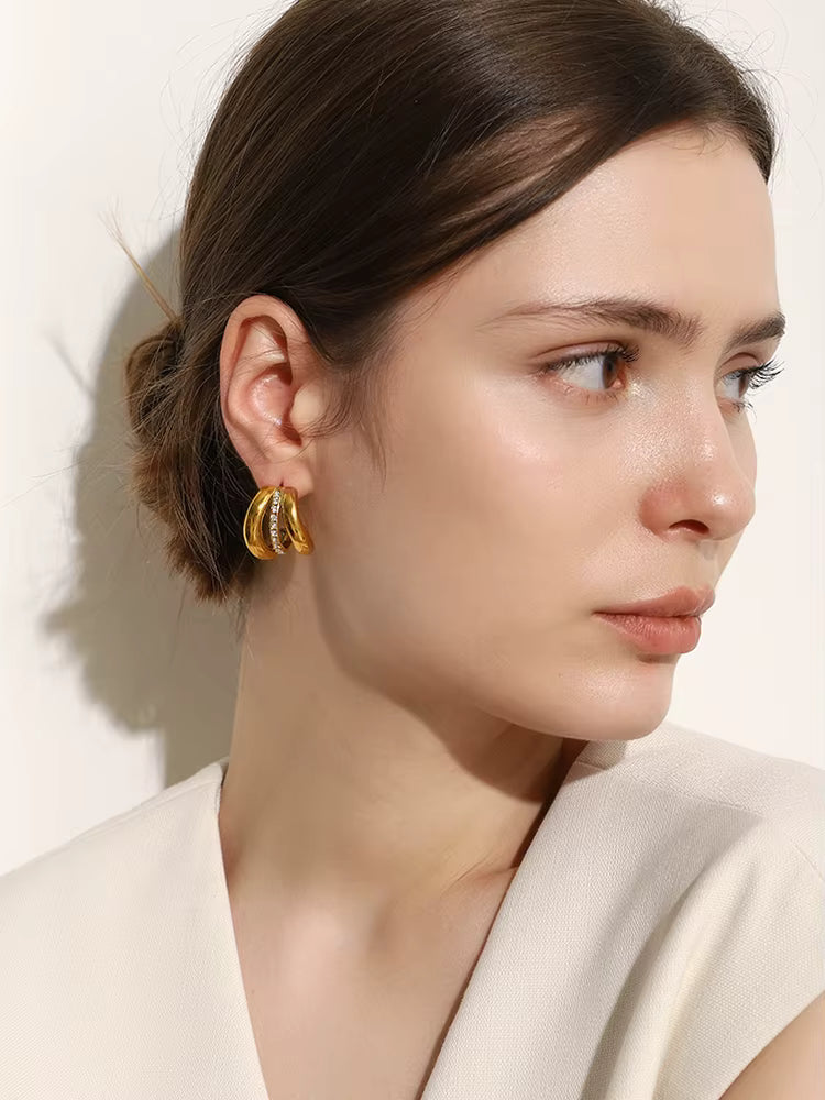 Pendientes Lúmina Triple Aro