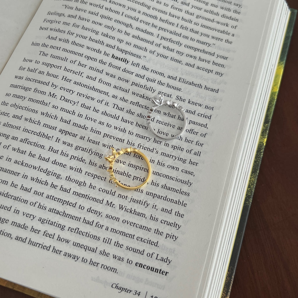Anillo con corazón de moissanitas 1,8 ct en plata