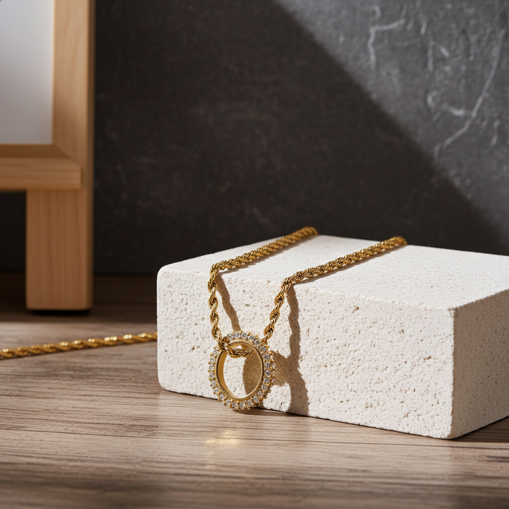 Collar Halo Trenzado