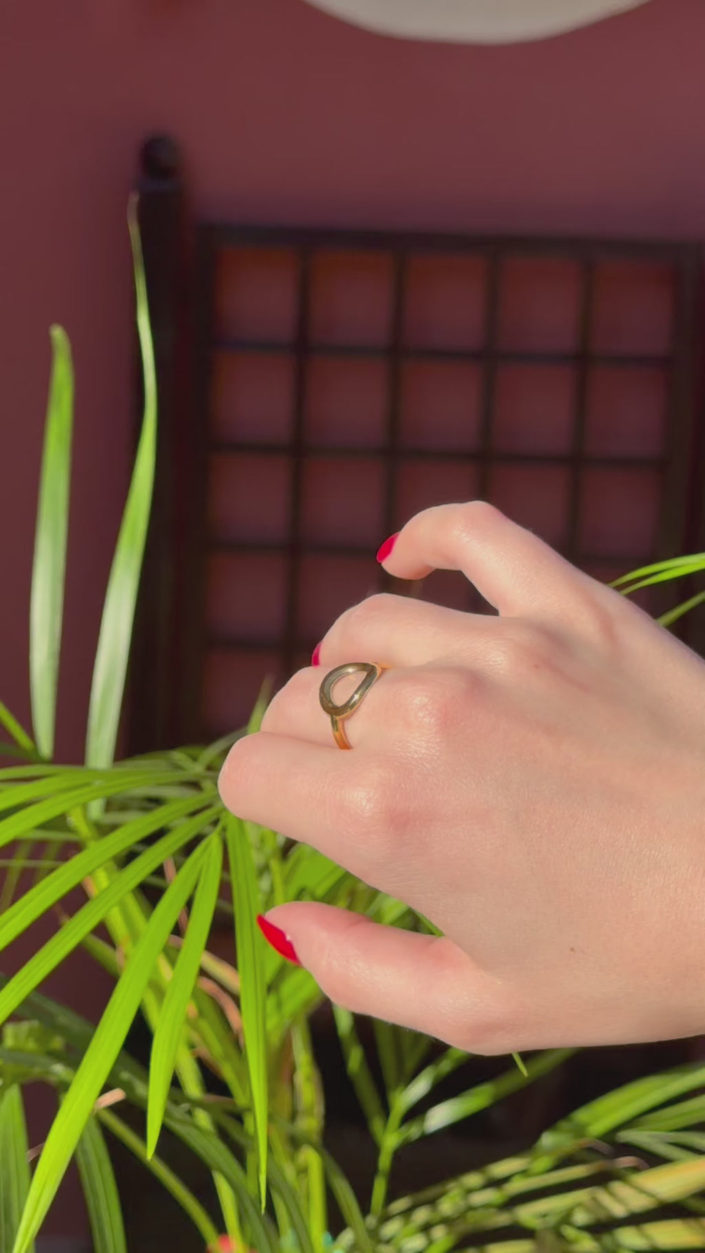 Anillo Orbe Dorado