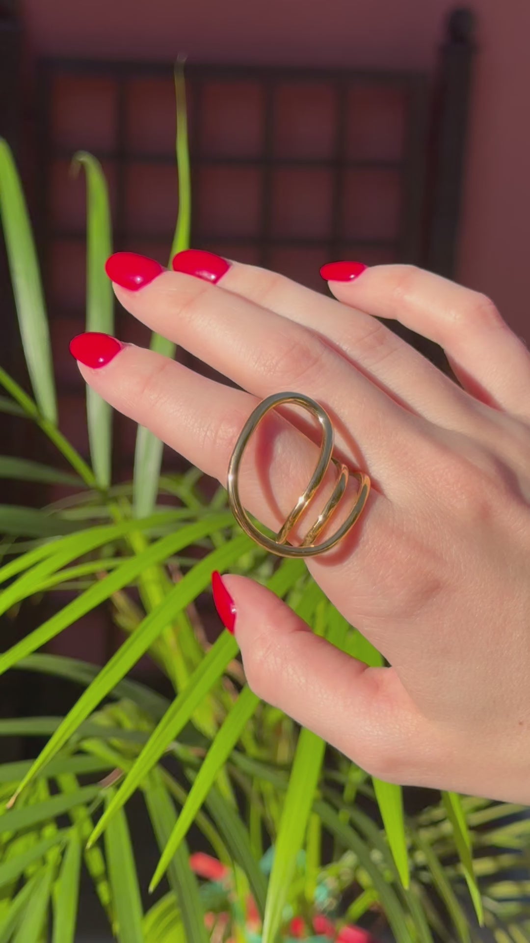 Anillo Loop Geométrico