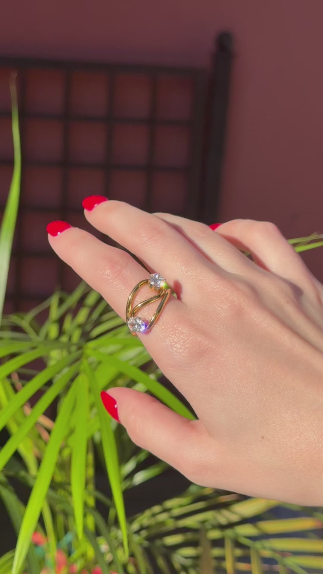 Anillo Destello Doble