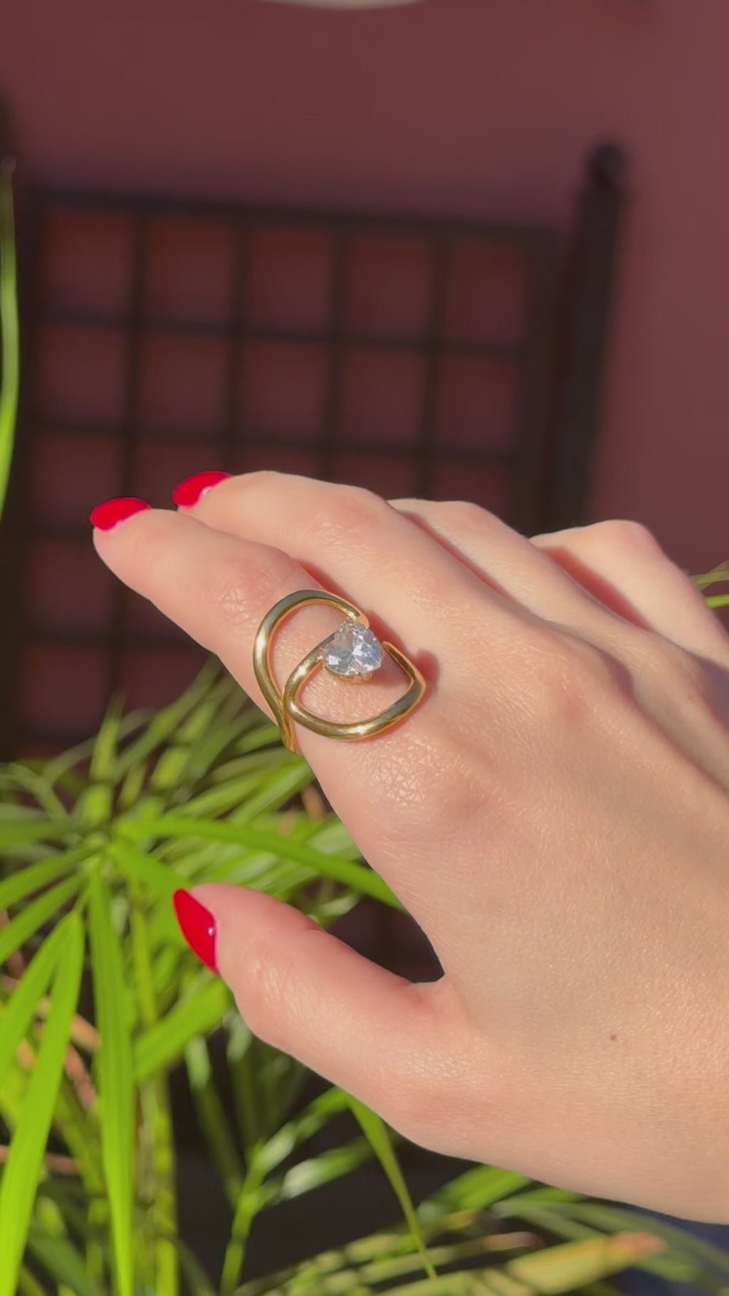 Anillo Destello Solitario